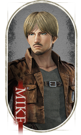 Mike Zacharias — Scout Squad Leader in Attack on Titan 3